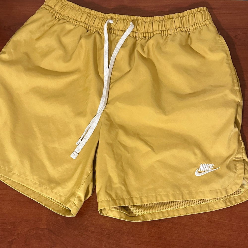 Yellow Nike Shorts